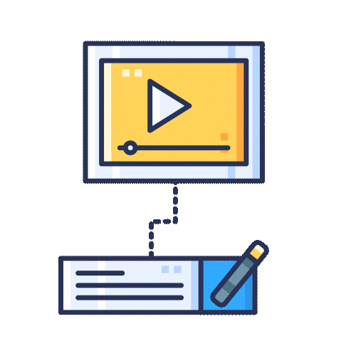 AI দিয়ে কাজ করুন আরও স্মার্টভাবে animated icon