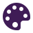 color pallet icon